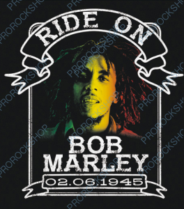nášivka na záda, zádovka Bob Marley - Ride On