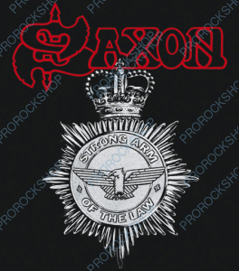 nášivka na záda, zádovka Saxon - Strong Arm Ot The Law