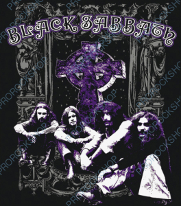 nášivka na záda, zádovka Black Sabbath - purple band