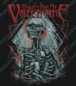 nášivka na záda, zádovka Bullet For My Valentine - skeleton