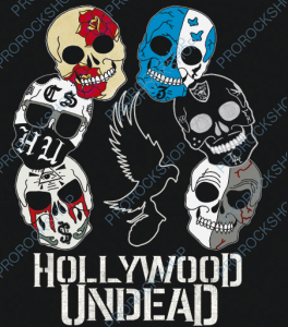 nášivka na záda, zádovka Hollywood Undead - Mask
