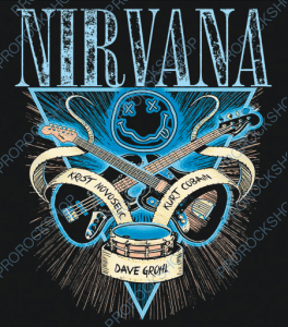 nášivka na záda, zádovka Nirvana - guitars