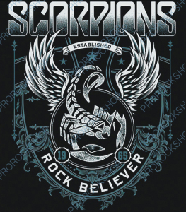 nášivka na záda, zádovka Scorpions - Rock Believer