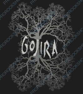 nášivka na záda, zádovka Gojira - Tree