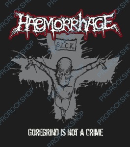 nášivka na záda, zádovka Haemorrhage - Goregrind Is Not A Crime