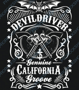 nášivka na záda, zádovka Devil Driver - Genuine California Groove