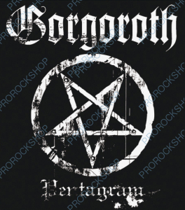 nášivka na záda, zádovka Gorgoroth - Pentagram