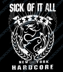nášivka na záda, zádovka Sick Of It All - New York Hardcore