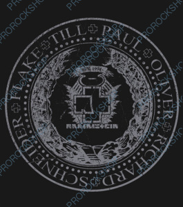 nášivka na záda, zádovka Rammstein - Circular Logo