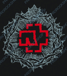 nášivka na záda, zádovka Rammstein - red logo II