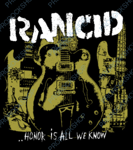 nášivka na záda, zádovka Rancid - Honor Is All We Now