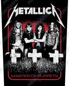 nášivka na záda Metallica - Master Of Puppets Band