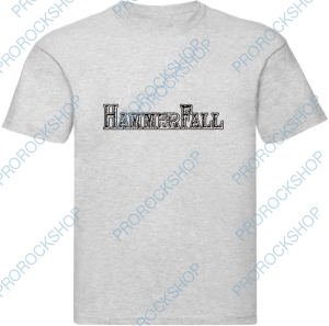 šedivé pánské triko HammerFall
