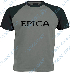 šedočerné triko Epica