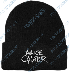 čepice, kulich Alice Cooper - logo
