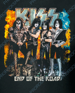 nášivka na záda, zádovka Kiss - The End Of The Road