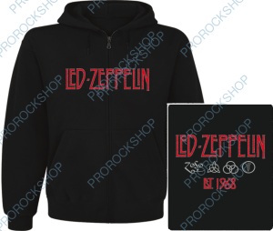 mikina s kapucí a zipem Led Zeppelin - Est. 1968