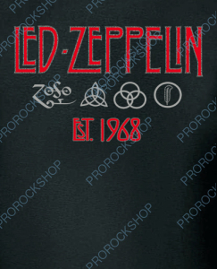nášivka na záda, zádovka Led Zeppelin - Est. 1968