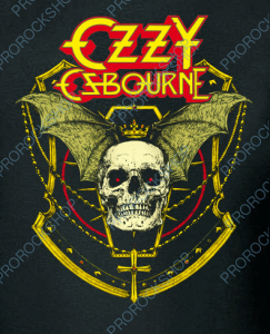 nášivka na záda, zádovka Ozzy Osbourne - Crowned Skull