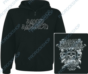 mikina s kapucí a zipem Amon Amarth - Warrior Skull