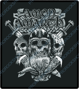 nášivka na záda, zádovka Amon Amarth - Warrior Skull