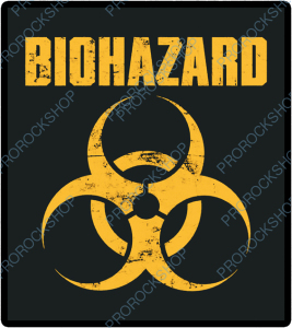nášivka na záda, zádovka Biohazard - logo