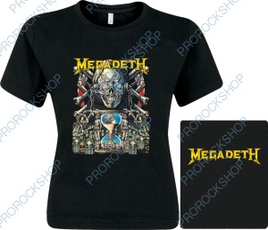 dámské triko Megadeth - Cemetery, Hourglass, Logo