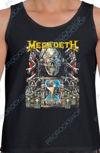 tílko Megadeth - Cemetery, Hourglass, Logo
