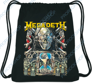 vak na záda Megadeth - Cemetery, Hourglass, Logo