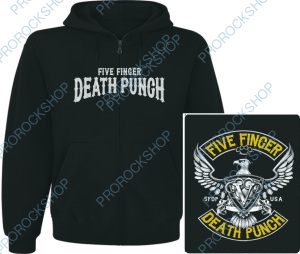 mikina s kapucí a zipem Five Finger Death Punch - 5FDP USA