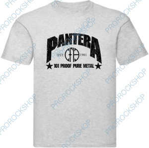 šedivé pánské triko Pantera