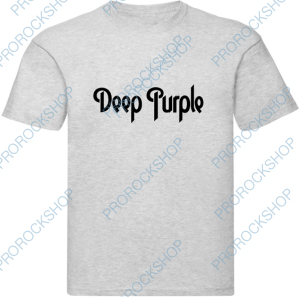 šedivé pánské triko Deep Purple