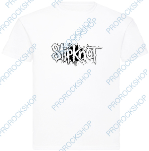 bílé pánské triko Slipknot