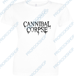 bílé dámské triko Cannibal Corpse