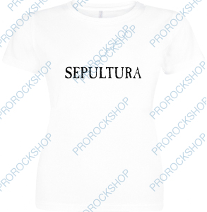 bílé dámské triko Sepultura II