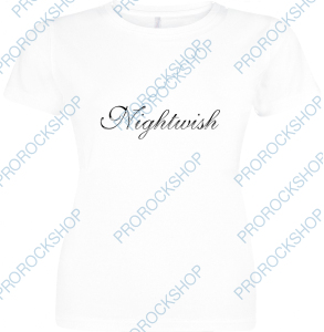 bílé dámské triko Nightwish