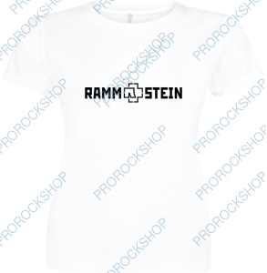 bílé dámské triko Rammstein