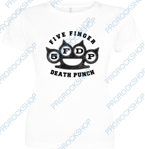 bílé dámské triko Five Finger Death Punch