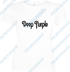 bílé dámské triko Deep Purple