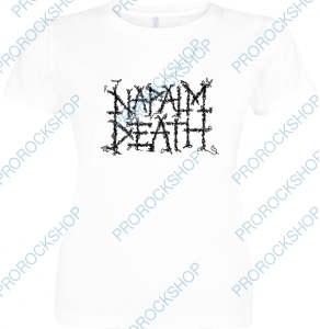 bílé dámské triko Napalm Death