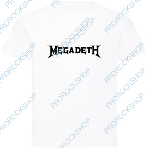 bílé pánské triko Megadeth