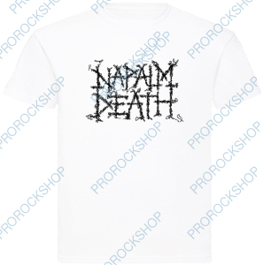 bílé pánské triko Napalm Death