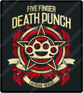 nášivka na záda, zádovka Five Finger Death Punch - Las Vegas - Nevada