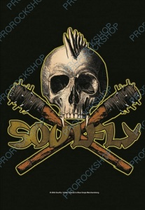 plakát, vlajka Soulfly - Skull