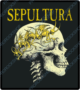 nášivka na záda, zádovka Sepultura - Skull Wings
