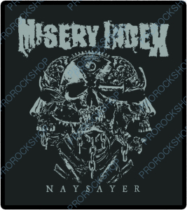 nášivka na záda, zádovka Misery Index - Naysayer