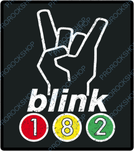 nášivka na záda, zádovka Blink 182