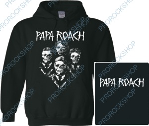 mikina s kapucí Papa Roach - skulls