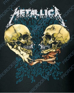 nášivka na záda, zádovka Metallica - skulls