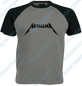 šedočerné triko Metallica